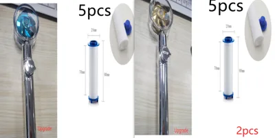 New Turbo Propeller Shower Head Water Saving High Preassure Flow 360 Degrees With Fan Extension Showerhead Rainfall With Holder Set15 - Shop at LoveMi