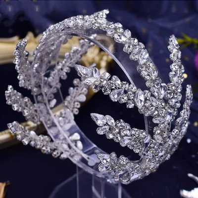Bridal Wedding Headband Female Pressure Hair Silver - Shop at LoveMi