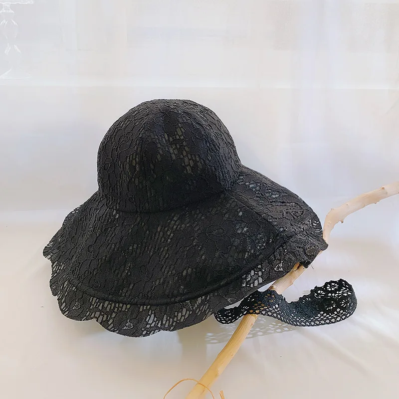 Women's Summer Sun Strappy Beach Hat Black - Shop at LoveMi