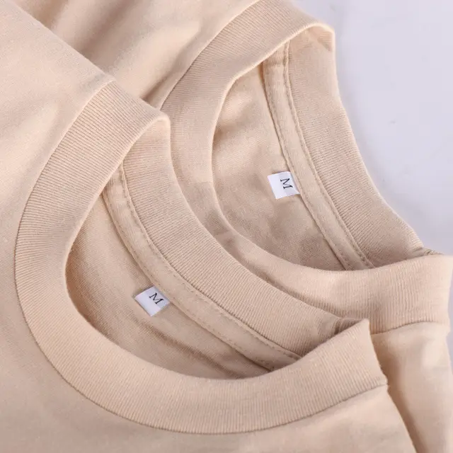 Solid Color Cotton Men's And Women's Short sleeved T shirts Milk Tea Color - Shop at LoveMi