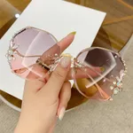 Gold Frame Grey Pink