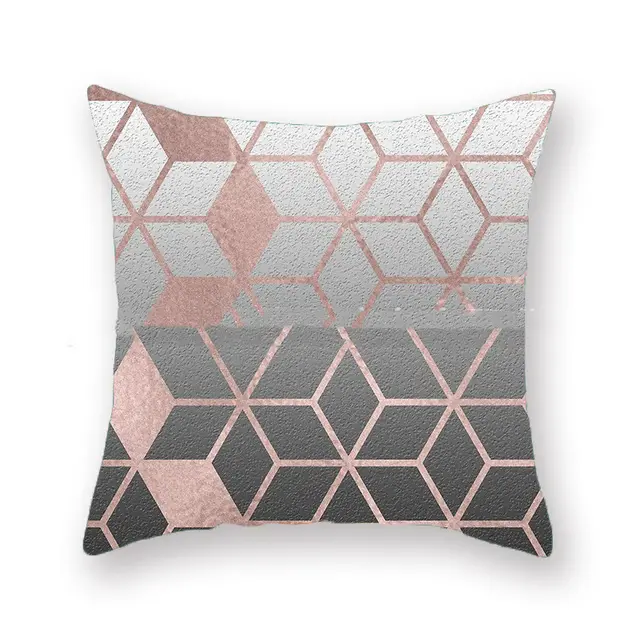 Sofa Living Room Geometric Plush Pillowcase Cr1226 - Shop at LoveMi