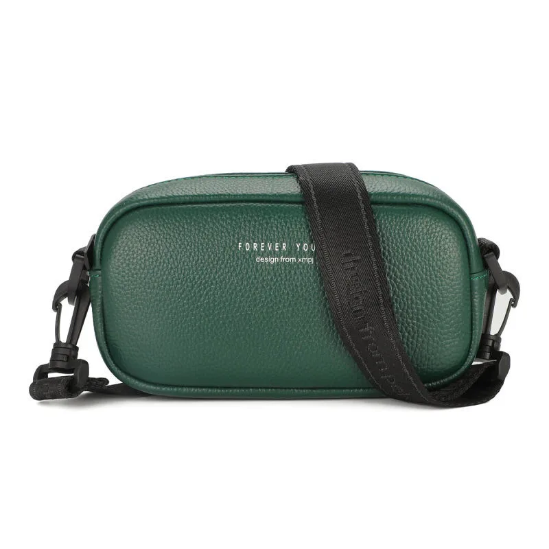 Women's New Fashion Casual Leather Shoulder Messenger Bag Green - Shop at LoveMi