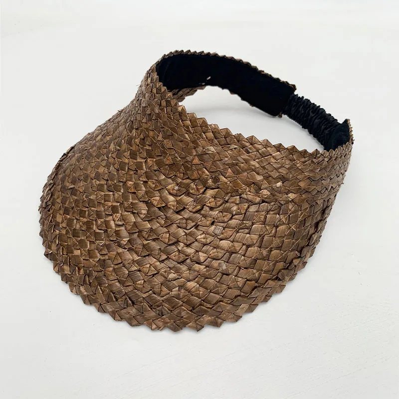 Women's Topless Sunscreen Beach Hat Coffee - Shop at LoveMi