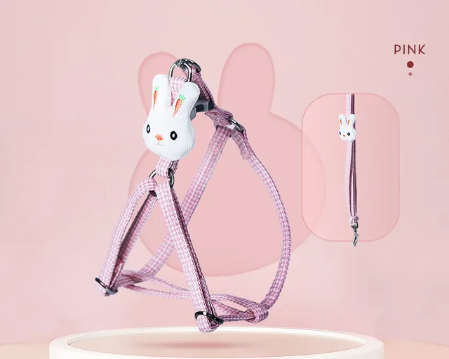 Small Dog Supplies For Cat Leash Prevention To Break Free From Bolts Pink - Shop at LoveMi