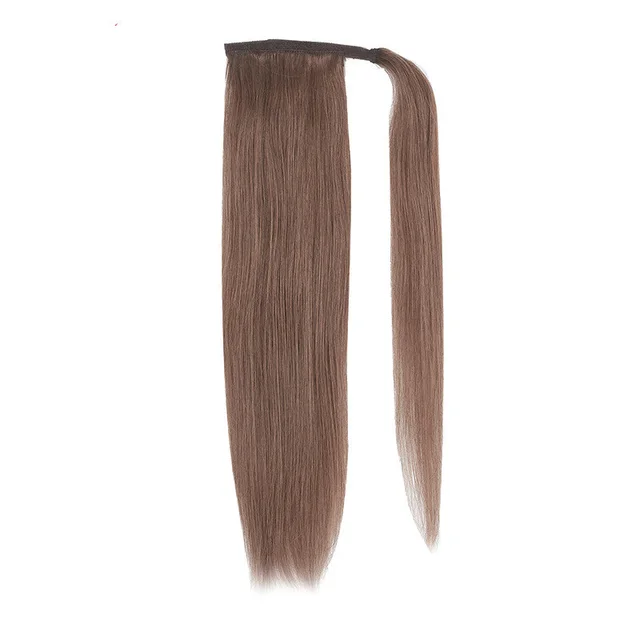 Human Hair Wig Female European And American Wig Female Ponytail Dark High Amplitude - Shop at LoveMi