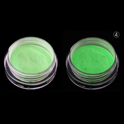 12 Colors Nail Art Luminous Powder Magic Mirror Effect Powder Nail Fluorescent Powder No4 2G - Shop at LoveMi