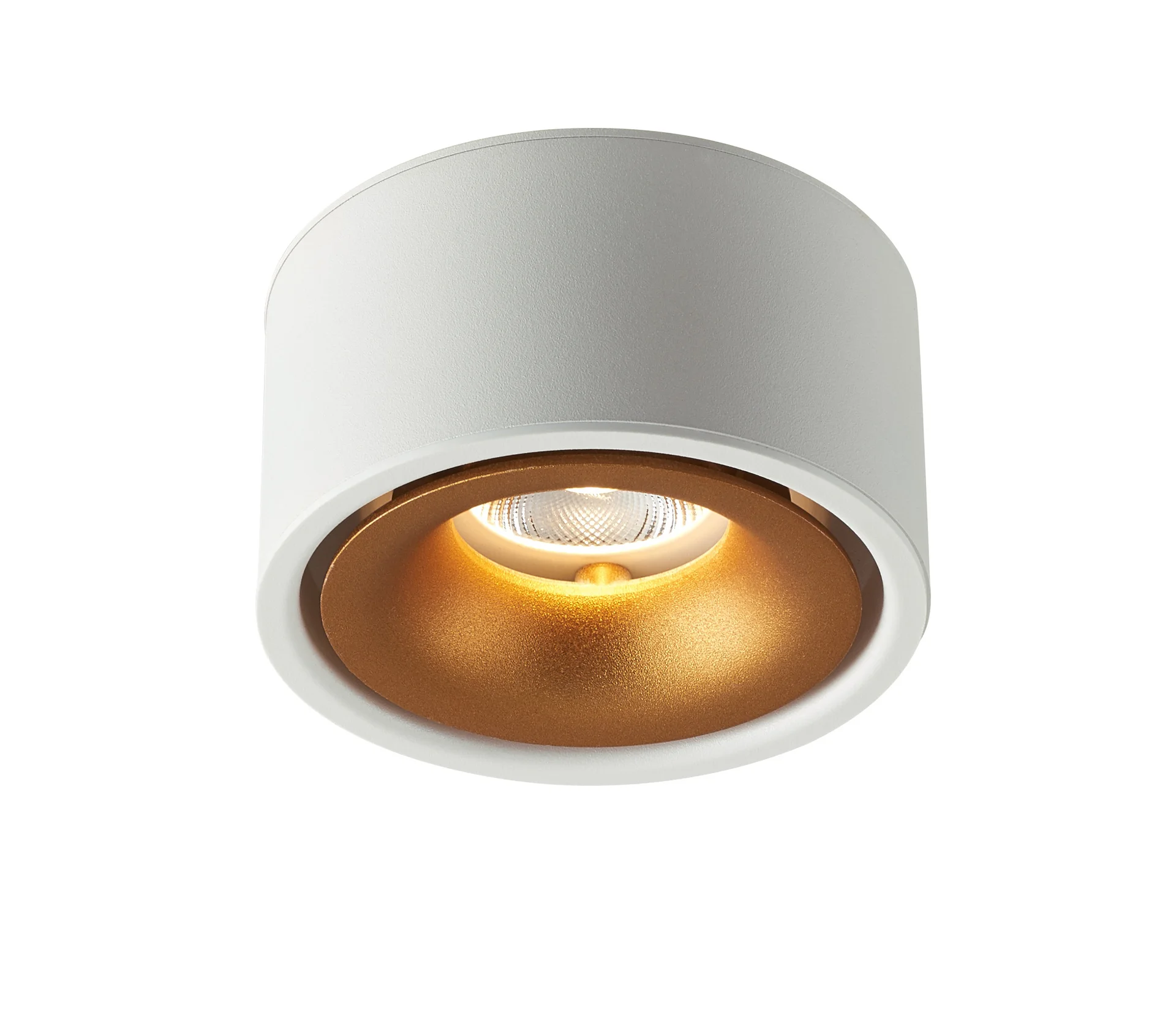 LED Surface Mounted Round Nordic Ceiling Spotlight - White Light 6000K