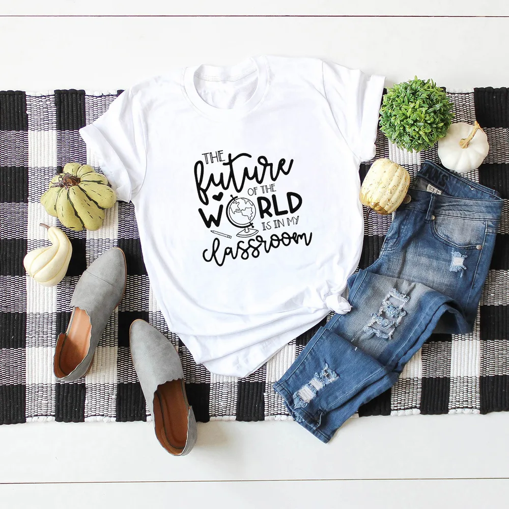 Slim Fit Casual Large Size Short Sleeve Women's T shirt White - Shop at LoveMi