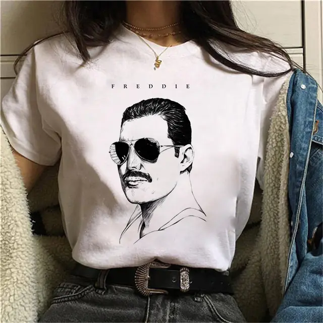 Printed Loose Round Neck Women's Short Sleeve T shirt 29433Color - Shop at LoveMi