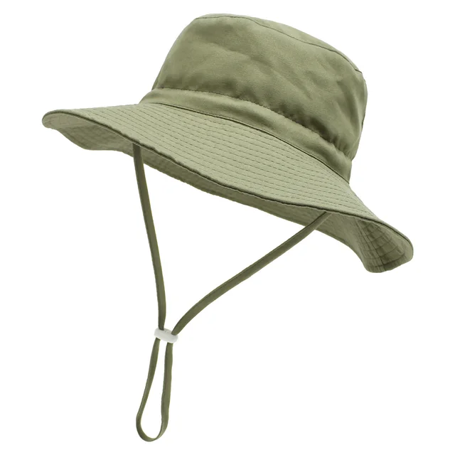 Baby Girl Breathable Parent child Beach Fisherman Hat Army Green - Shop at LoveMi