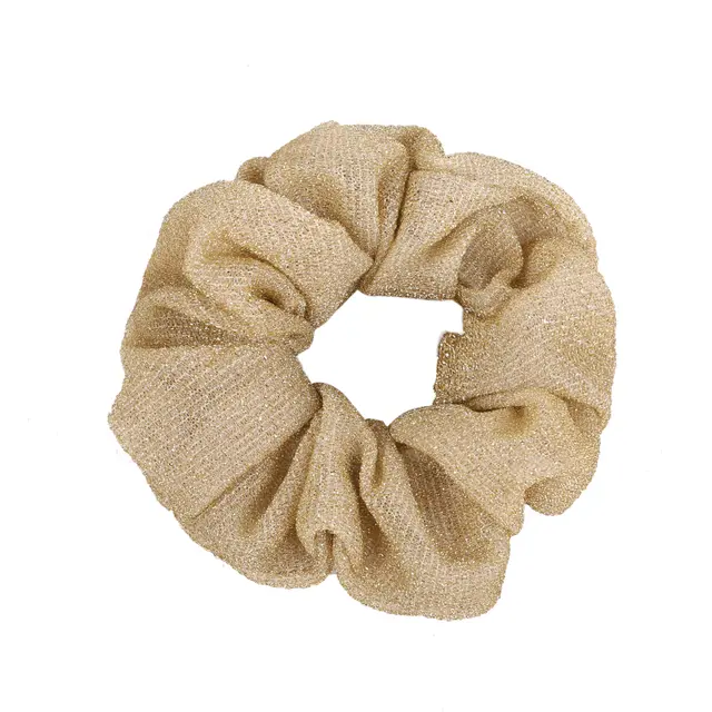 Women's Retro Dual purpose Large Intestine Hairband 11 M Gold - Shop at LoveMi