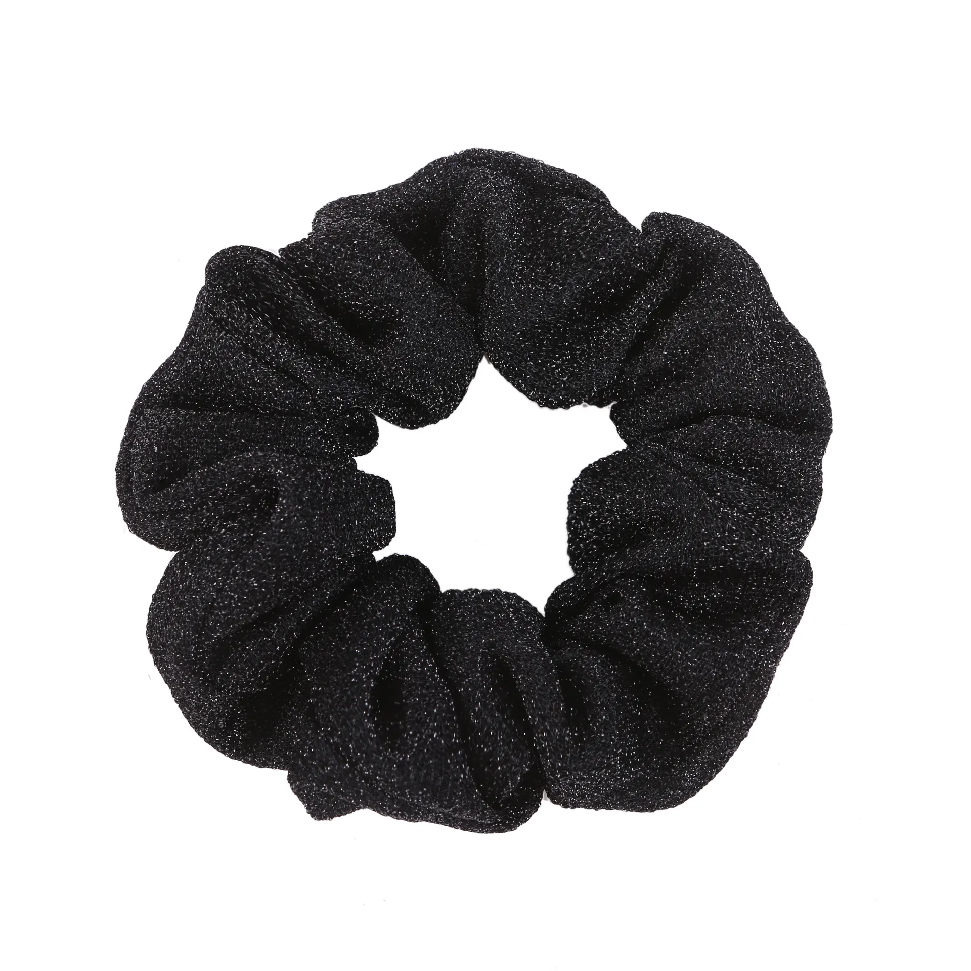 Women's Retro Dual-purpose Large Intestine Hairband - 5 Black