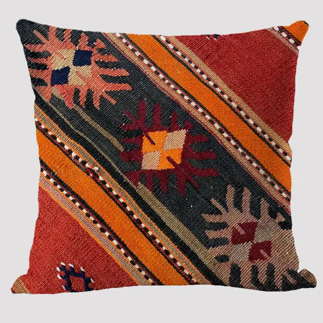 Bohemian Linen Pillow Ethnic Style B20210720125 - Shop at LoveMi