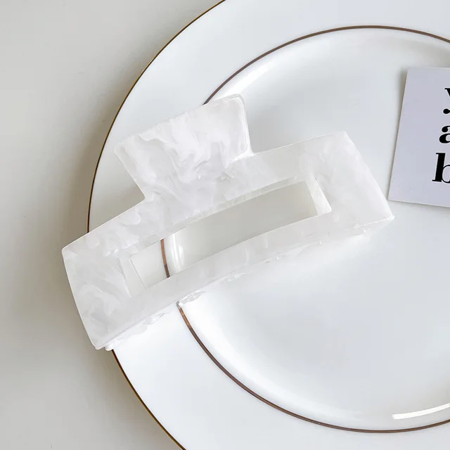 Girl's New Acrylic Hair Accessories Hairpin Large White - Shop at LoveMi