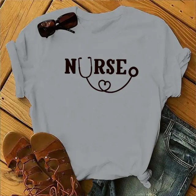 Women's Christmas Animal Flower Short Sleeve Gray - Shop at LoveMi
