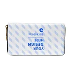 Leather Long Comfortable Lightweight Clutch Wallet - Black