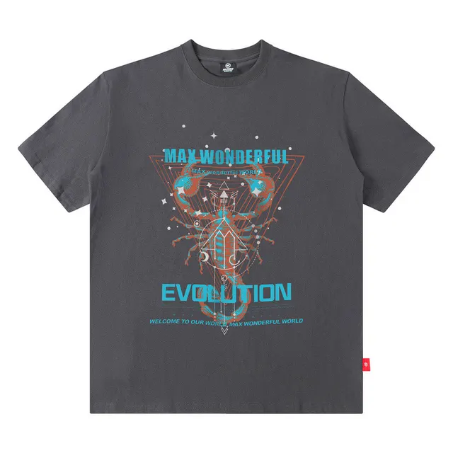 Trendy Loose Casual All match Half sleeve T shirt B1011Agrey - Shop at LoveMi