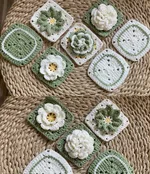 Matcha Flower Block