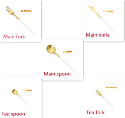 304 Stainless Steel Western Cutlery Knife Fork And Spoon Set1 - Shop at LoveMi