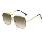 Gold Frame Gradient Green