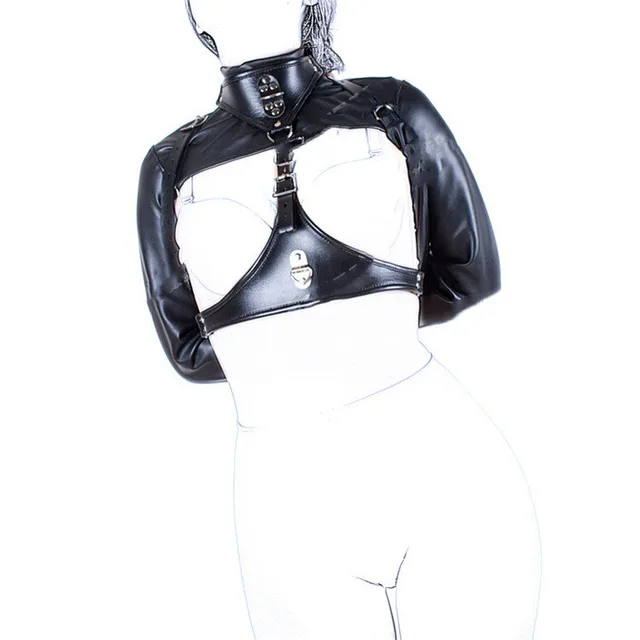 Black Leather Cream Top Restraint Supplies Black - Shop at LoveMi