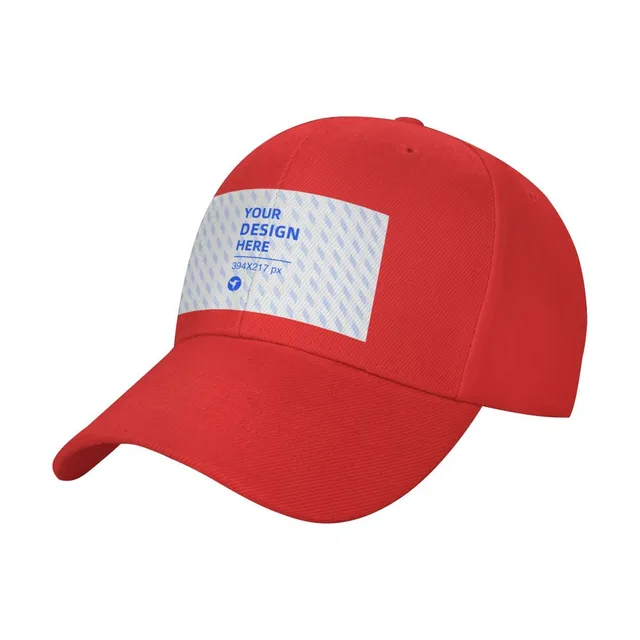 Natural Comfortable Breathable Solid Color Curved Brim Hat Red - Shop at LoveMi