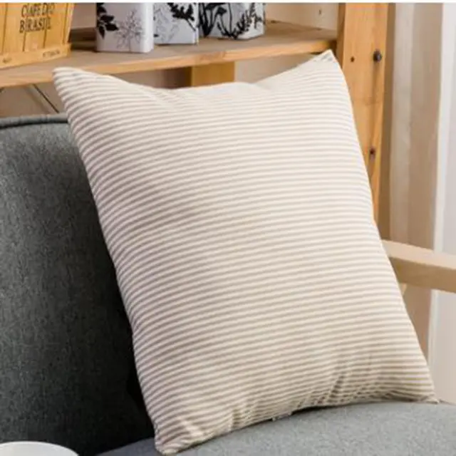 New Nordic Plaid Pillowcase Without Core Brown Striped - Shop at LoveMi