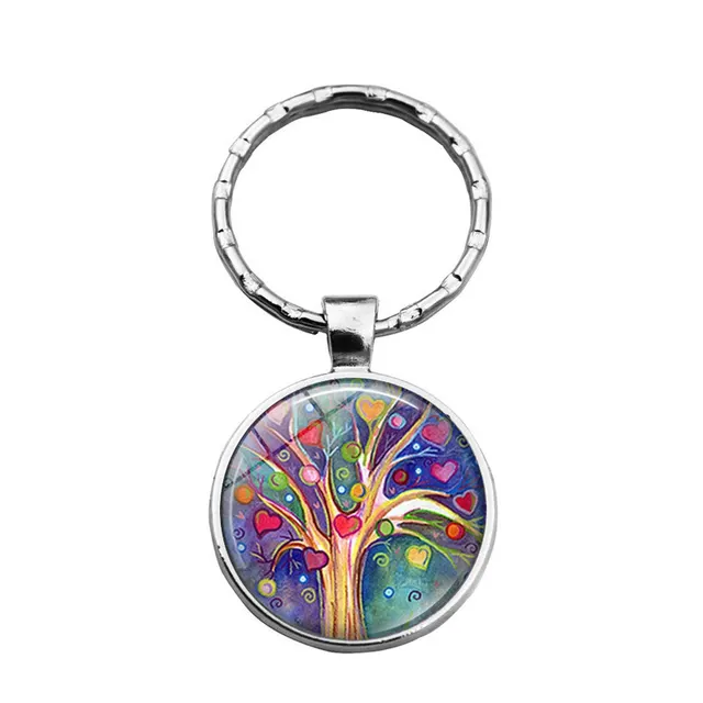 Women's Tree Of Life Time Stone Keychain Pendant Xswx27681 - Shop at LoveMi