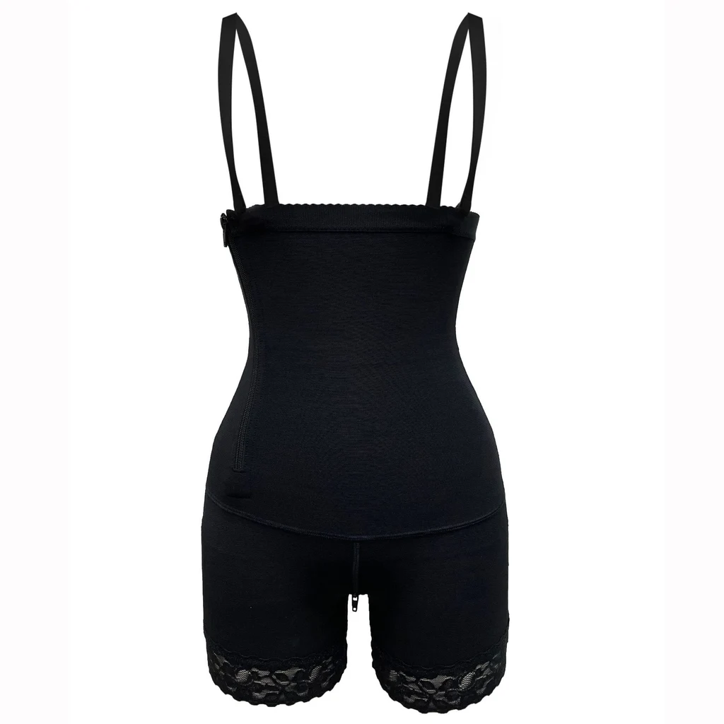 Black Women's Belly And Hip Lift One piece Shapewear Black - Shop at LoveMi
