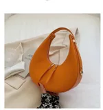 Korean Style Retro Handbag Women's Chain Small Bag Shoulder - Orange