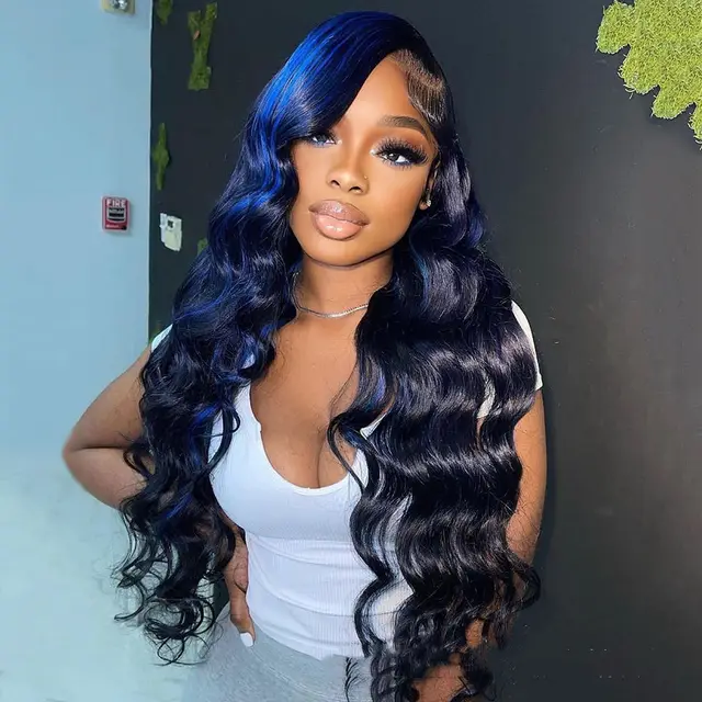 Highlight Body Wave Human Hair Lace Front Wig 13X4Wig - Shop at LoveMi