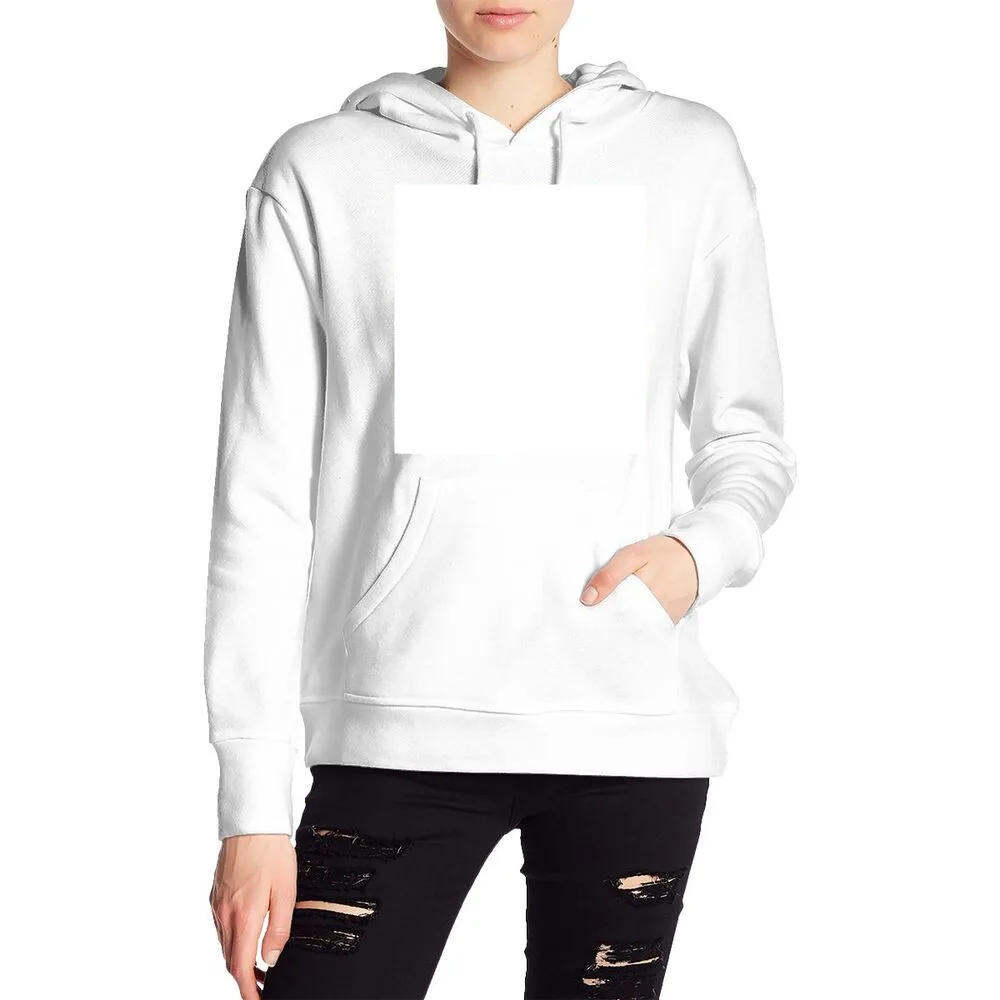 Loose And Soft Couple Style Fleece Hooded Sweatshirt White - Shop at LoveMi