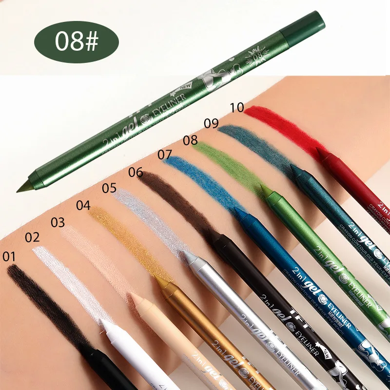 Long lasting Concealer Waterproof Sweat proof Smudge free Eyeliner And Lip Liner Green - Shop at LoveMi