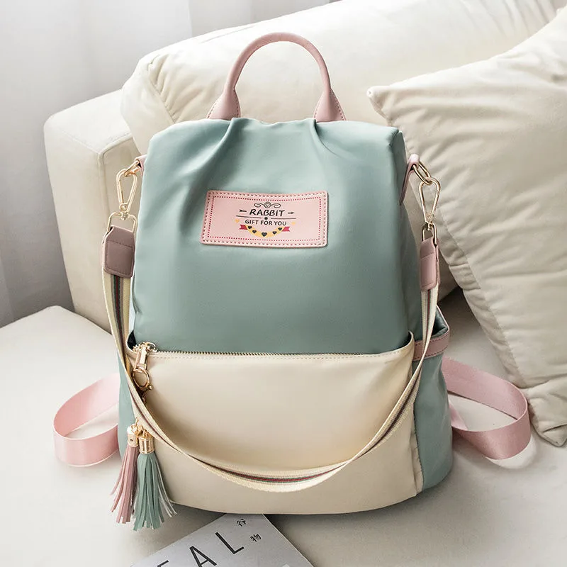 Women's Large Capacity Travel Zigzag Backpack Avocado - Shop at LoveMi