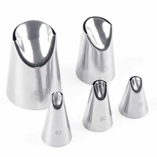 Stainless Steel Piping Tip Set Baking Tools 5Piece Set - Shop at LoveMi