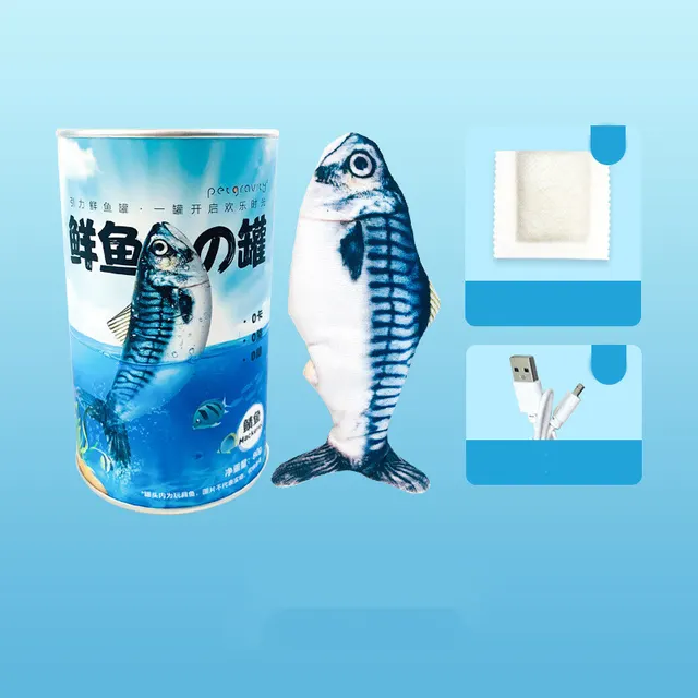 Electric Cat Jumping Toy With Fish Tank Mackerel - Shop at LoveMi