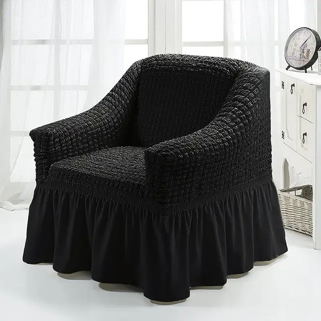 Branbird American Single Fabric Sofa Cover Monochrome Black - Shop at LoveMi