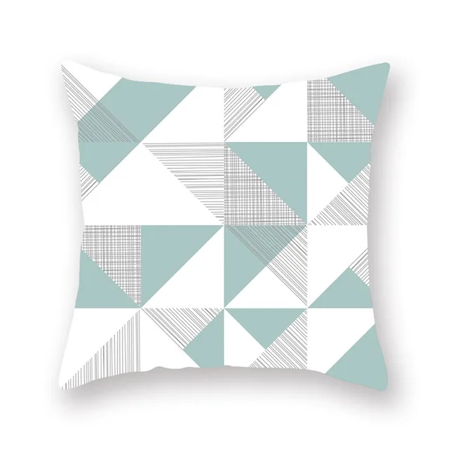New Plant Green Geometric picture Pillowcase Dm4010 - Shop at LoveMi