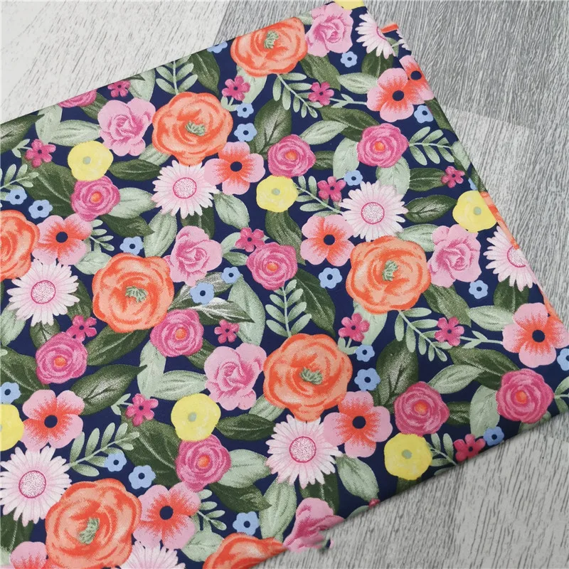 Phoenix Flower Pastoral Style Printed Fabric 2Color - Shop at LoveMi