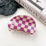 Purple And White Grid