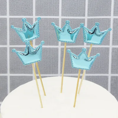 Bright Peach Heart Pentagram Crown 5 Pack Birthday Plug in Crown Sky Blue - Shop at LoveMi