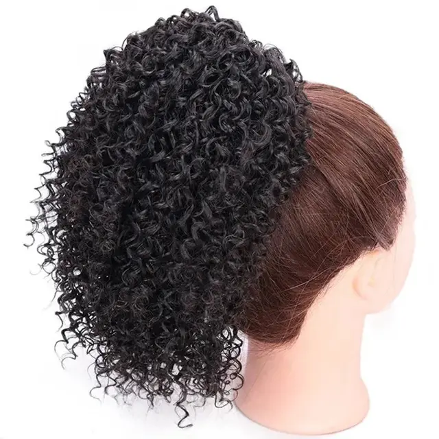 Women's African Drawstring Stretch Small Curly Wig Style2 - Shop at LoveMi