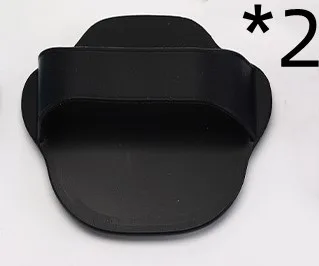 Massage Cleaning Silicone Multifunctional Pet Bath Brush 2Pcs Black - Shop at LoveMi