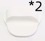 2Pcs White
