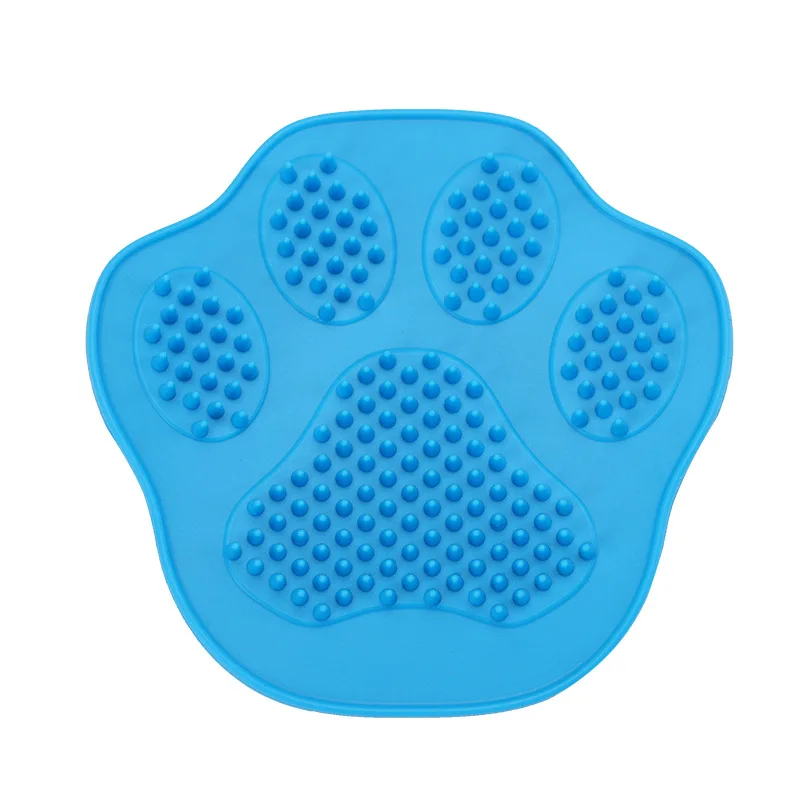 Massage Cleaning Silicone Multifunctional Pet Bath Brush Blue - Shop at LoveMi