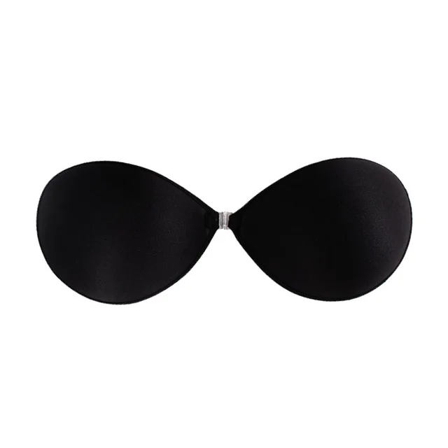 Push Up Seamless Underwear No Steel Rim Silicone Bra Black - Shop at LoveMi