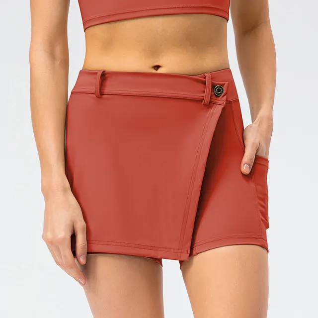 Spring And Summer New Women's Sports Culottes Red - Shop at LoveMi