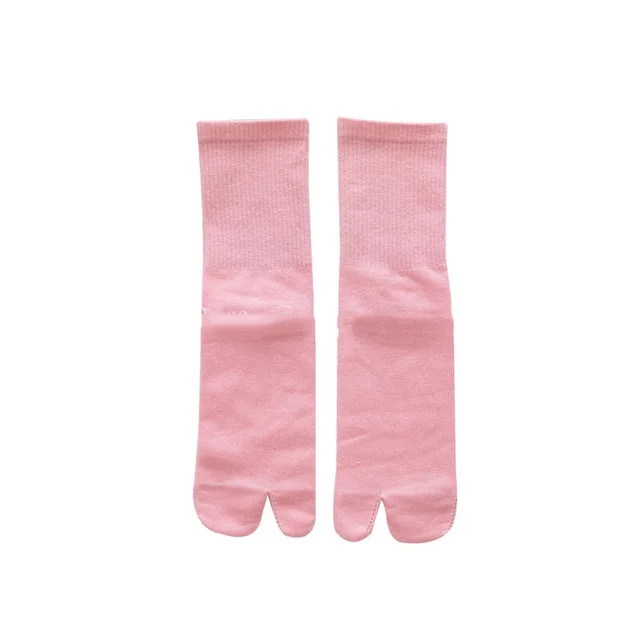 Women's Candy Color Fluorescent Cotton Socks Pink - Shop at LoveMi