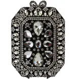 Original Clutch Bag With Handmade Diamond Evening - Picture3